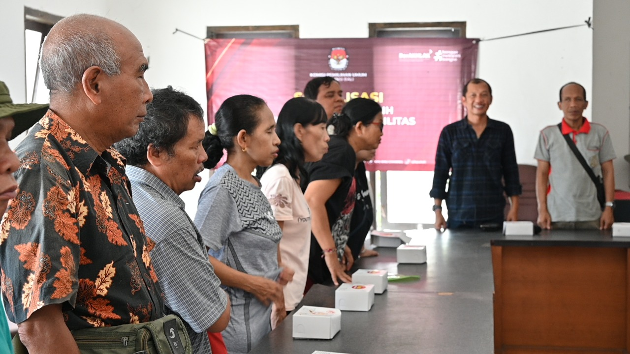 KPU Bali Gelar Sosialisasi Pemilih Disabilitas, Dorong Partisipasi Inklusif dalam Pemilu